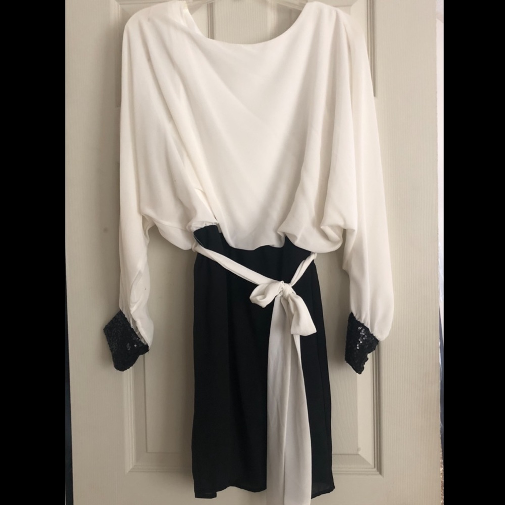 Black & White Dinner Dress